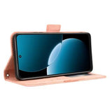 Huawei Enjoy 80 Kortholder Pung Etui - Pink