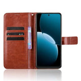 Huawei Enjoy 80 Pung Etui med Stativ - Brun