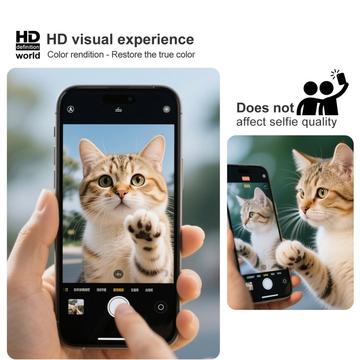 Huawei Enjoy 90/90 Plus Imak Pro+ Skærmbeskyttelse Hærdet Glas - 9H - Sort Kant
