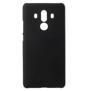 Huawei Mate 10 Pro Gummibelagt Plastik Cover - Sort