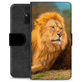 Huawei Mate 20 Pro Premium Flip Cover med Pung - Løve