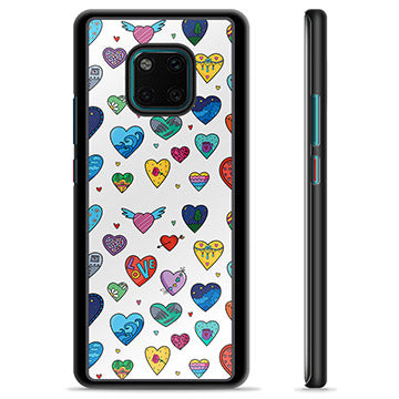 Huawei Mate 20 Pro Beskyttende Cover - Hjerter