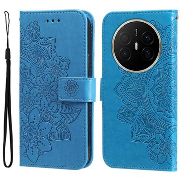 Huawei Mate 70 Air Mandala Series Etui med Pung - Blå