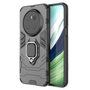Huawei Mate 70 Hybrid Cover med Ring Holder - Sort
