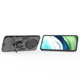 Huawei Mate 70 Hybrid Cover med Ring Holder - Sort