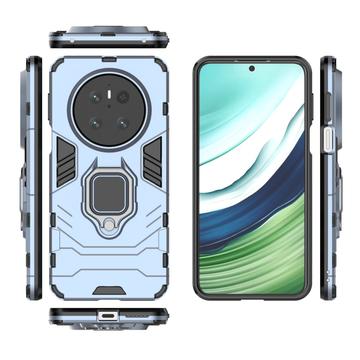 Huawei Mate 70 Hybrid Cover med Ring Holder - Blå