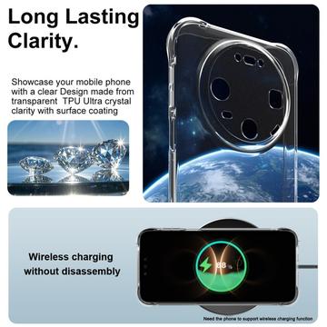 Huawei Mate 80/80 Pro Imak UX-10 Stødsikkert TPU Cover - Gennemsigtig