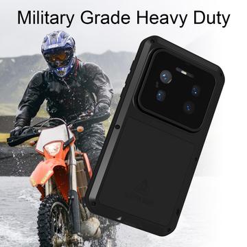 Huawei Mate 80 Pro Max Love Mei Powerful Hybrid Cover - Sort