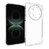 Huawei Mate 80 Pro Max Stødsikkert Silikone Cover - Gennemsigtig