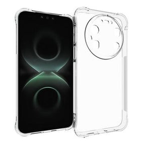 Huawei Mate 80 Pro Max Stødsikkert Silikone Cover - Gennemsigtig
