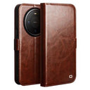 Huawei Mate 80 Qialino Classic Læderpung - Mørkebrun