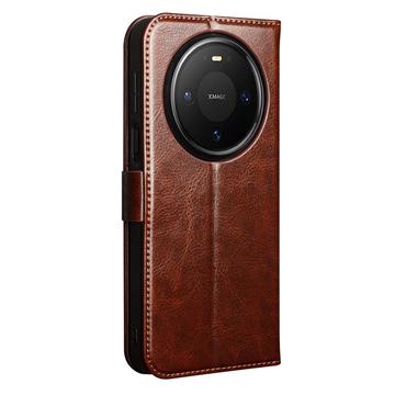 Huawei Mate 80 Qialino Classic Læderpung - Mørkebrun
