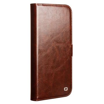 Huawei Mate 80 Qialino Classic Læderpung - Mørkebrun