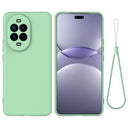 Huawei Nova 13 Pro Flydende silikone cover med håndrem - grøn