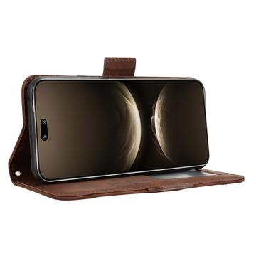 Huawei Nova 14 Ultra Kortholder Pung Etui - Brun