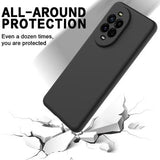 Huawei Nova 15 Flydende silikone cover med håndrem - sort
