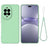 Huawei Nova 15 Flydende silikone cover med håndrem - grøn