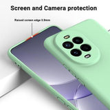 Huawei Nova 15 Flydende silikone cover med håndrem - grøn