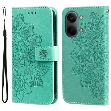 Xiaomi Redmi Turbo 5 Max Mandala Series Etui med Pung - Grøn