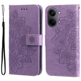 Xiaomi Redmi Turbo 5 Max Mandala Series Etui med Pung - Lilla