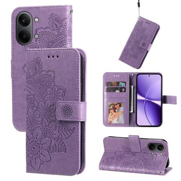Xiaomi Redmi Turbo 5 Max Mandala Series Etui med Pung - Lilla
