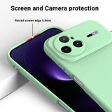 Huawei Nova 15 Pro Flydende silikone cover med håndrem - grøn