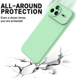 Huawei Nova 15 Pro Flydende silikone cover med håndrem - grøn