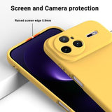 Huawei Nova 15 Pro Flydende silikone cover med håndrem - gul