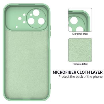 Huawei Nova 15 Ultra Flydende silikone cover med håndrem - grøn