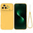 Huawei Nova 15 Ultra Flydende silikone cover med håndrem - gul