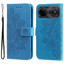 Huawei Nova 15 Pro/15 Ultra Mandala Series Etui med Pung - Blå