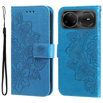 Huawei Nova 15 Pro/15 Ultra Mandala Series Etui med Pung - Blå