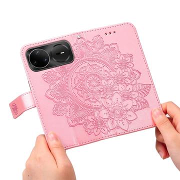 Huawei Nova 15 Pro/15 Ultra Mandala Series Etui med Pung - Pink
