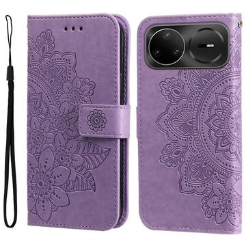 Huawei Nova 15 Pro/15 Ultra Mandala Series Etui med Pung - Lilla