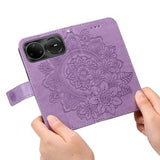 Huawei Nova 15 Pro/15 Ultra Mandala Series Etui med Pung - Lilla