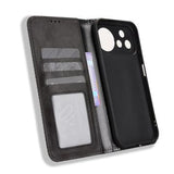 Huawei Nova 15 Pro/15 Ultra Retro Pung Taske med Magnetisk Lukning - Sort