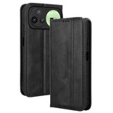 Huawei Nova 15 Pro/15 Ultra Retro Pung Taske med Magnetisk Lukning - Sort