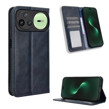 Huawei Nova 15 Pro/15 Ultra Retro Pung Taske med Magnetisk Lukning - Blå