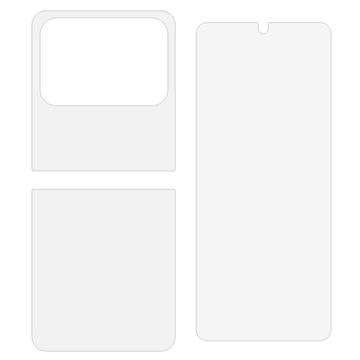 Huawei Nova Flip Full Cover Beskyttelsesfilm Sæt - Klar