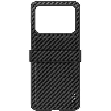 Huawei Nova Flip Imak Ruiyi Hybrid Cover - Karbonfiber - Sort