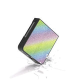 Huawei Nova Flip Rhinestone Tekstur Hybrid Cover - Farverig