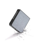 Huawei Nova Flip Rhinestone Tekstur Hybrid Cover - Grå
