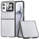 Huawei Nova Flip Rhinestone Tekstur Hybrid Cover - Sølv