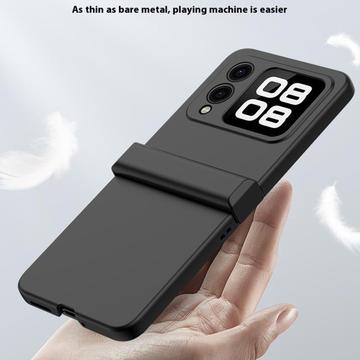 Huawei Nova Flip Gummibelagt Plastik Cover - Blå