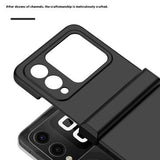 Huawei Nova Flip Gummibelagt Plastik Cover - Blå