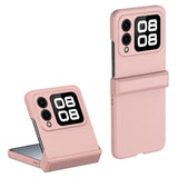 Huawei Nova Flip Gummibelagt Plastik Cover - Pink