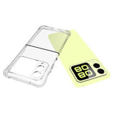 Huawei Nova Flip Stødtæt TPU Cover - Gennemsigtig