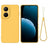Huawei Nova Y73 Flydende silikone cover med håndrem - gul