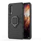Huawei P30 Hybrid Cover med Ring Holder - Sort