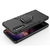 Huawei P30 Hybrid Cover med Ring Holder - Sort